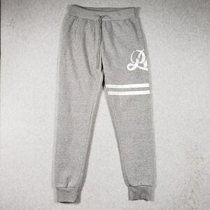 SUPER MISS Gray Paris Logo Joggers Sweatpants 2X Athletic Comfort Loungewear